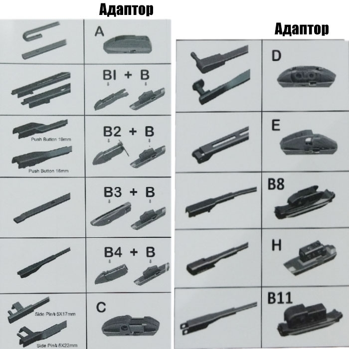 Чистачка PERFORMANCE с 11 адаптора 985 - 21'' 525мм - 3