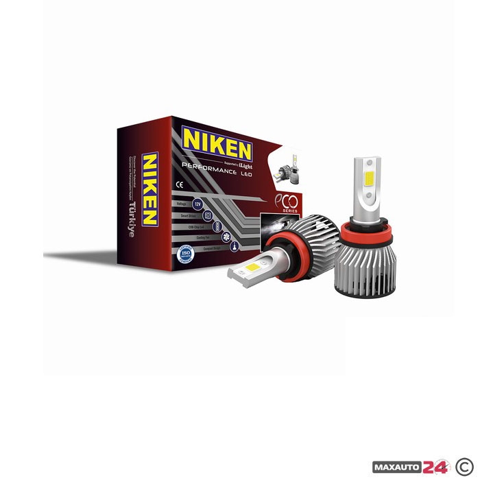 Диодни крушки NIKEN H11 ЕКО - 2бр/к-т