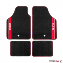 Универсални мокетни стелки Sparco - 03763BRS с червено