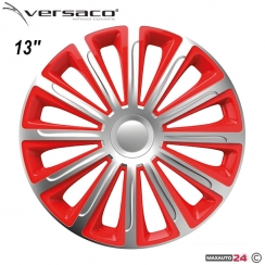 Тасове за джанти 13'' Versaco Trend Silver / Red
