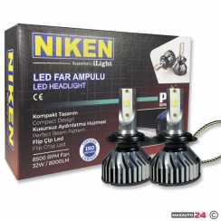 Диодни крушки Niken H7 ПРО 2бр/к-т