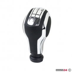 Топка за скоростен лост съвместима с Peugeot 207/307/308/408 - 5 скорости - Хром