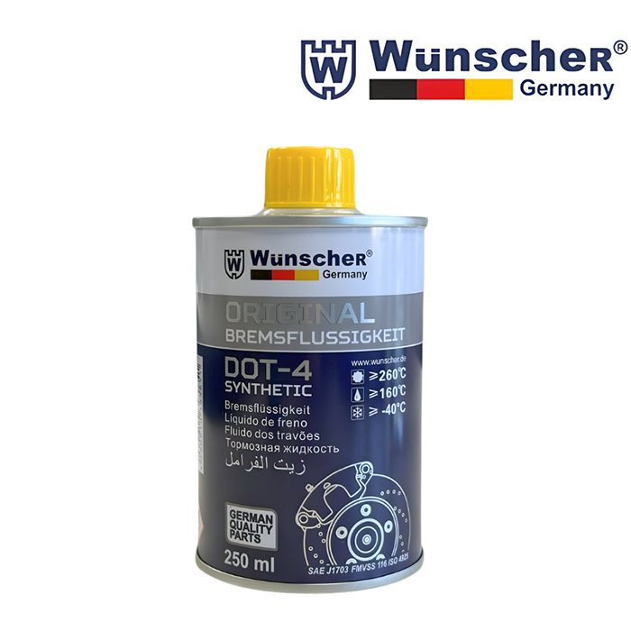 Спирачна течност DOT-4 WUNSCHER - 250мл