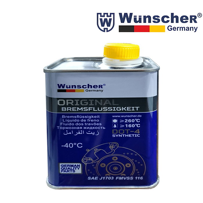 Спирачна течност DOT-4 WUNSCHER - 500мл