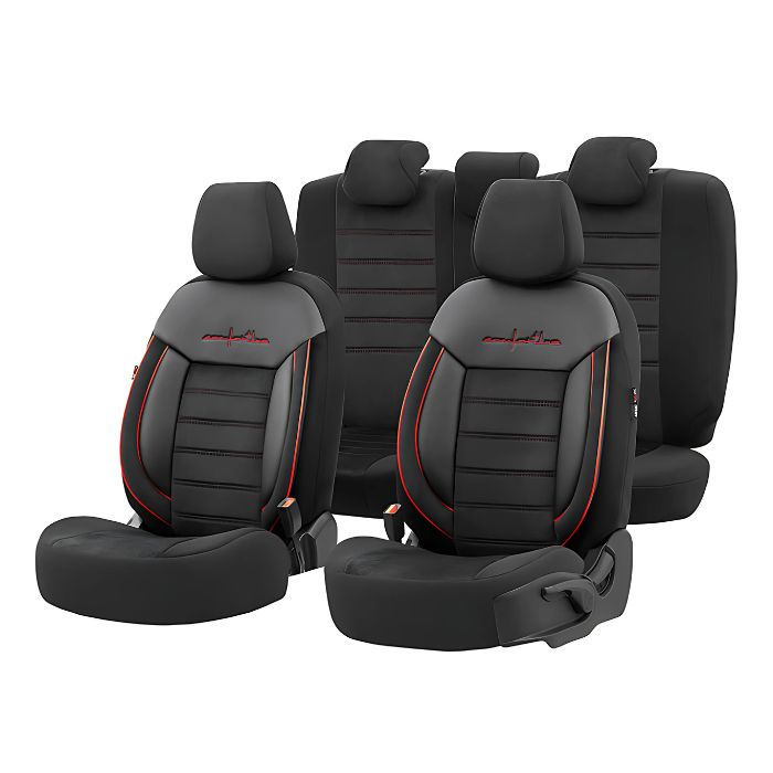 Тапицерия за кола Otom Comfortline CMF218 (Черно/Червено)