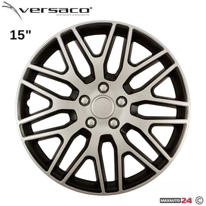 Тасове за джанти 15'' Versaco Dakar Silver/Black