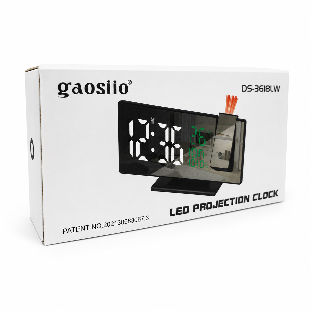 дигитален часовник led projector